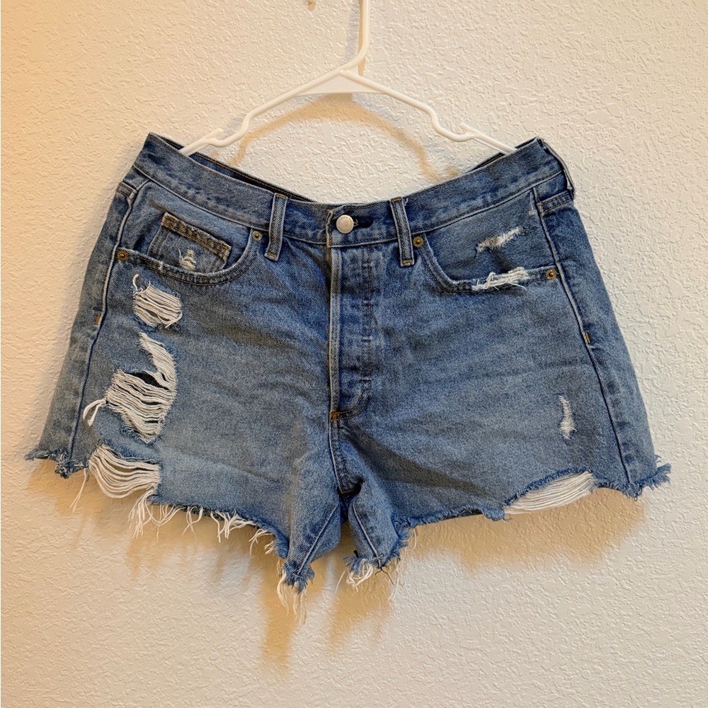 Universal Thread Blue Distressed Jean Shorts